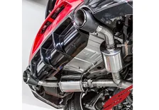 Infiniti Q60 3.0t Cat-Back Exhaust System Carbon Tips 2017-2022 Infiniti Q60 3.0t Stillen image 6