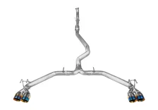 Honda Civic Cat-Back Exhaust Burnt Blue Tip For 22+ 1.5T Honda Civic Stillen image 2