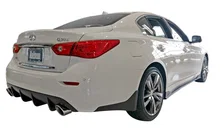 Infiniti Q50 Side Skirts Matte Black For 2014-2017 Infiniti Q50 Stillen image 5