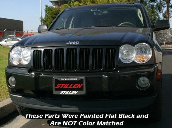 Grand Cherokee Headlight Accents Unpainted For 2005-2007 Jeep Grand Cherokee Stillen