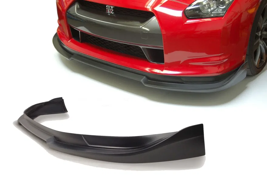 Nissan GT-R R35 Front Lip Spoiler Painted For 2009-2011 Nissan GT-R R35 Stillen