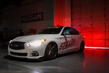 Infiniti Q50 Premium Front Splitter Matte Black For 2014-2017 Infiniti Q50 Stillen image 7