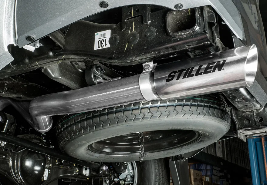 24-Present Toyota Tacoma Rear Exit Cat Back Exhaust with Polished Tip Stillen