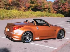 350Z Z33 Convertible Rear Wing Type 1 Unpainted For 2004-2009 Nissan 350Z Z33 Stillen image 2