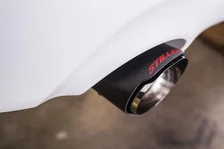 Infiniti Q50 3.0t Cat Back Exhaust w/ Carbon Fiber Tips For 2016-2024 Infiniti Q50 3.0t Stillen image 8