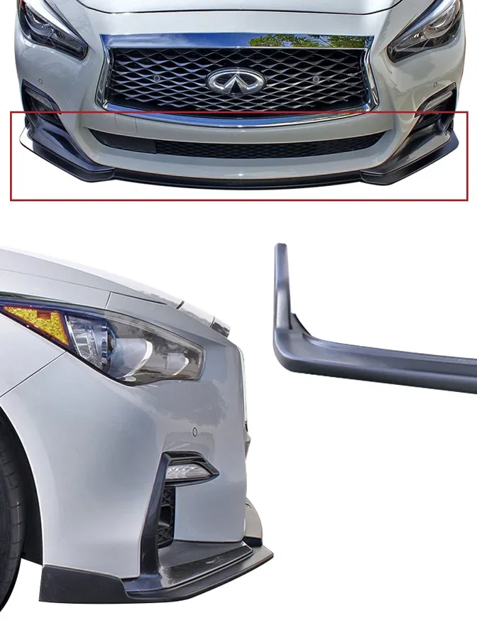 Front Splitter Sport Unpainted KB11240UF Stillen for 2018-2021 Infiniti Q50