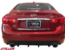 Infiniti Q50 Rear Diffuser Matte Black For 2014-2017 Infiniti Q50 Stillen image 12