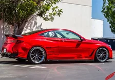 Infiniti Q60 Side Skirts & Rear Corners Matte Black For 2017-2022 Infiniti Q60 Stillen image 1