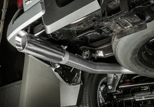 24-Present Toyota Tacoma Rear Exit Cat Back Exhaust with Polished Tip Stillen image 2
