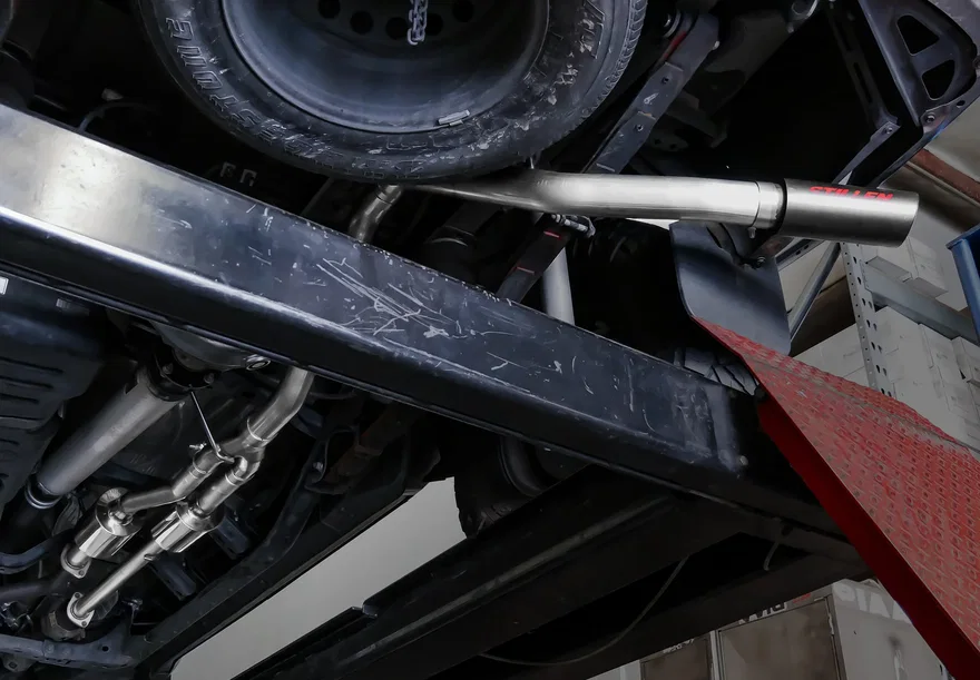 Cat Back Exhaust with Black Tip Stillen for 2014-2021 Toyota Tundra