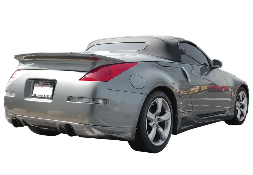 350Z Z33 Convertible Rear Wing Type 1 Unpainted For 2004-2009 Nissan 350Z Z33 Stillen