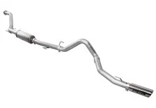 24-Present Toyota Tacoma Rear Exit Cat Back Exhaust with Polished Tip Stillen image 3
