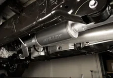 24-Present Toyota Tacoma Side Exit Cat Back Exhaust with Black Tip Stillen image 5