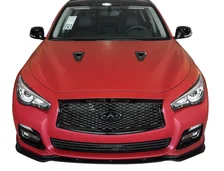 Infiniti Q50 Premium Front Splitter Matte Black For 2014-2017 Infiniti Q50 Stillen image 8