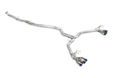 Honda Civic Cat-Back Exhaust Burnt Blue Tip For 22+ 1.5T Honda Civic Stillen image 1