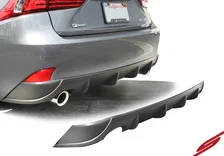 Lexus IS250, IS350 Rear Diffuser Matte Black For 14-2016 Lexus IS250, IS350 Stillen image 2