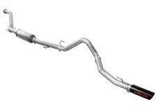 24-Present Toyota Tacoma Rear Exit Cat Back Exhaust with Black Tip Stillen image 2