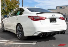 Infiniti Q50 Rear Diffuser Matte Black For 2018-2021 Infiniti Q50 Stillen image 3