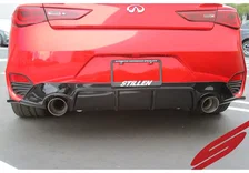 Infiniti Q60 3.0t Cat Back Exhaust Polished Tips For 2017-2022 Infiniti Q60 3.0t Stillen image 4