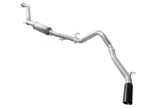 24-Present Toyota Tacoma Side Exit Cat Back Exhaust with Black Tip Stillen image 1