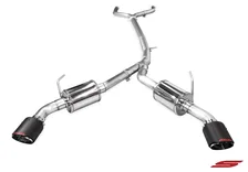 Infiniti Q50 3.0t Cat Back Exhaust w/ Carbon Fiber Tips For 2016-2024 Infiniti Q50 3.0t Stillen image 3