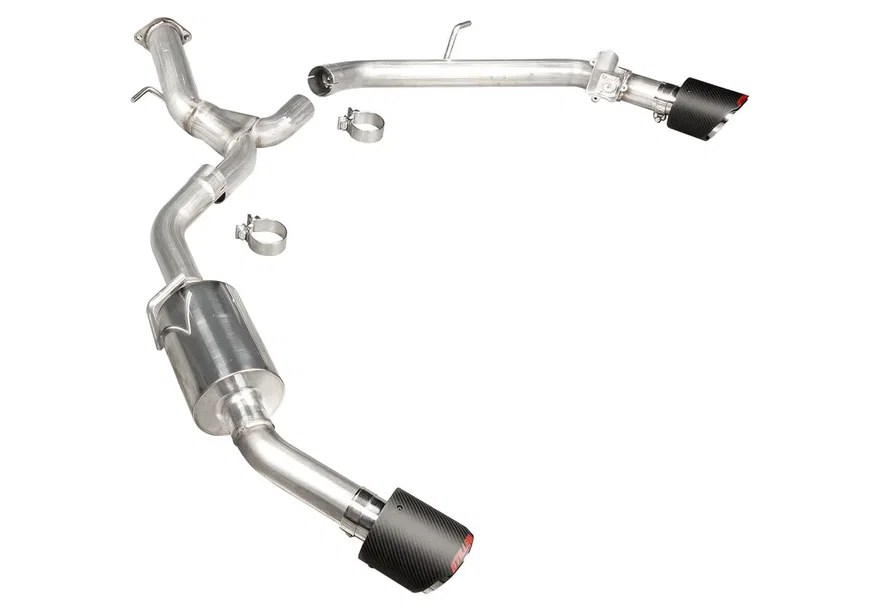Hyundai Elantra N Axle Back Exhaust System Carbon Fiber/Stainless Steel Tip For 22-Pres Hyundai Elantra N Stillen