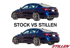 Infiniti Q50 Rear Diffuser Matte Black For 2018-2021 Infiniti Q50 Stillen image 7
