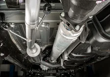 24-Present Toyota Tacoma Side Exit Cat Back Exhaust with Black Tip Stillen image 7