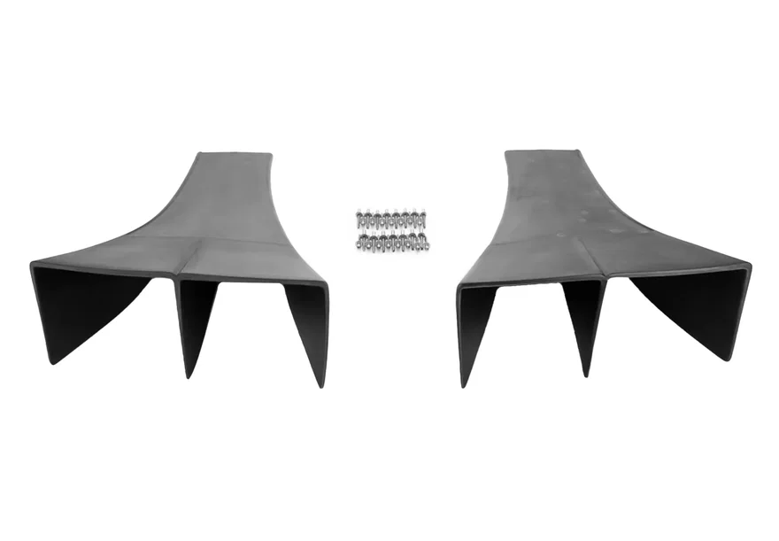 Ford GT Rear Diffuser Matte Black For 2005-2006 Ford GT Stillen