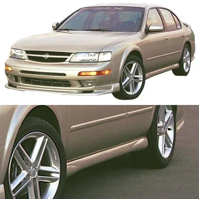 Nissan Maxima Side Skirt Passenger Side Unpainted For 1995-1999 Nissan Maxima Stillen