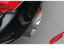 Infiniti Q60 3.0t Cat-Back Exhaust System Carbon Tips 2017-2022 Infiniti Q60 3.0t Stillen image 3