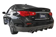 Infiniti Q50 Rear Diffuser Matte Black For 2014-2017 Infiniti Q50 Stillen image 11