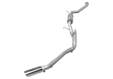 24-Present Toyota Tacoma Side Exit Cat Back Exhaust with Polished Tip Stillen image 5