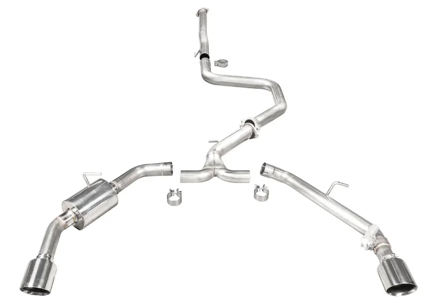 Hyundai Elantra N Cat Back Exhaust System Polished Stainless Steel Tip For 2022-2023 Hyundai Elantra N Stillen