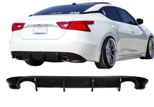 Nissan Maxima Rear Diffuser Matted Black For 2016-2018 Nissan Maxima Stillen image 1