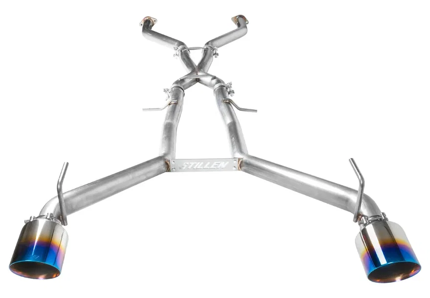 Nissan Z Cat Back Exhaust Competition Series Burnt Blue For 2023+ Nissan Z Stillen