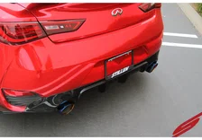 Infiniti Q60 3.0t Rear Diffuser Matte Black For 2017-2021 Infiniti Q60 3.0t Stillen image 7