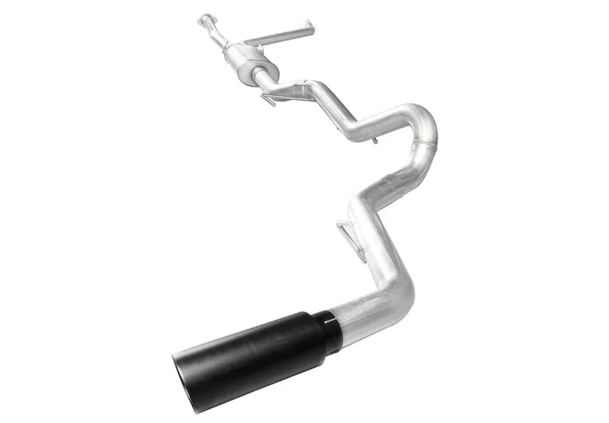 Tundra Cat Back Exhaust System Black Stainless Steel Tip For 22-Pres Toyota Tundra Stillen