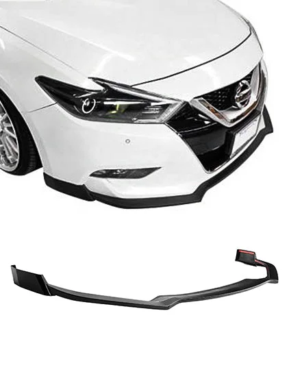 Nissan Maxima Front Lip Splitter Matte Black For 2016-2018 Nissan Maxima Stillen