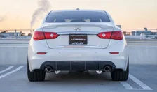 Infiniti Q50 3.0t Cat Back Exhaust System w/ Polished Tips 2016-2024 Infiniti Q50 3.0t Stillen image 7