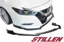 Nissan Maxima Front Lip Splitter Matte Black For 2016-2018 Nissan Maxima Stillen image 5