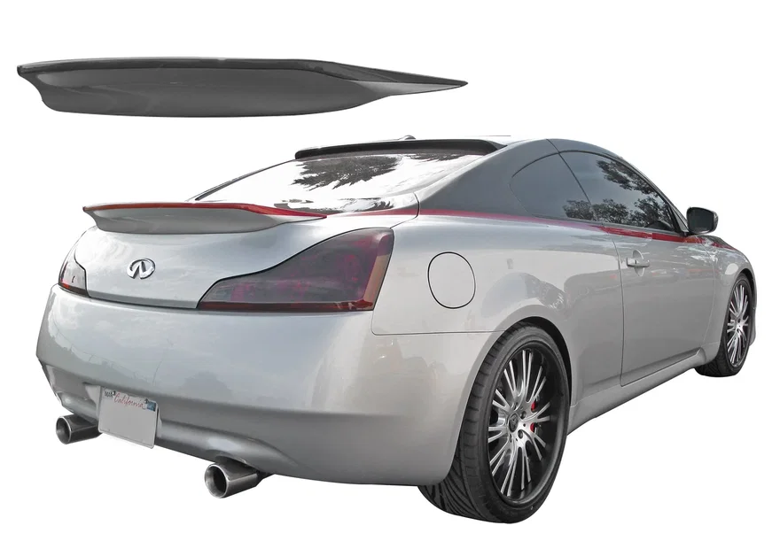 Infiniti G37/Q60 Rear Trunk Spoiler Unpainted For 2008-2013 Infiniti G37 Coupe 2014-2015 Q60 Stillen