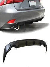 Lexus IS250, IS350 Rear Diffuser Matte Black For 14-2016 Lexus IS250, IS350 Stillen image 1