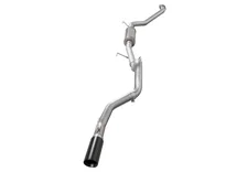 24-Present Toyota Tacoma Rear Exit Cat Back Exhaust with Black Tip Stillen image 3