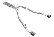 Ram 1500 Cat Back Exhaust System Carbon Fiber Tips For 2011-2024 Ram 1500 Stillen image 1