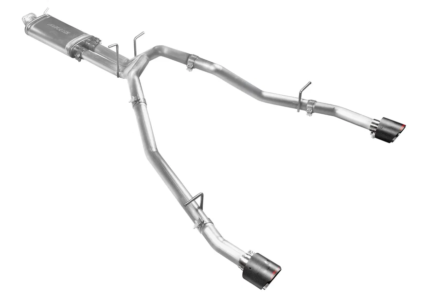 Ram 1500 Cat Back Exhaust System Carbon Fiber Tips For 2011-2024 Ram 1500 Stillen