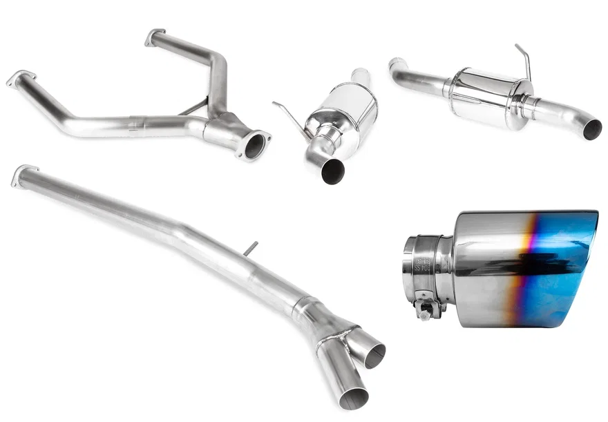 Infiniti Q50 3.0t Cat Back Exhaust w/ Burnt Tips For 2016-2024 Infiniti Q50 3.0t Stillen