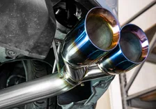 Honda Civic Cat-Back Exhaust Burnt Blue Tip For 22+ 1.5T Honda Civic Stillen image 6