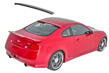 Infiniti G35 Roof Spoiler Matte Black For 2003-2007 Infiniti G35 Coupe Stillen image 1