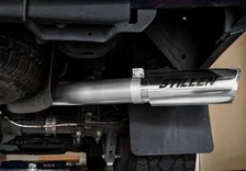 21-Pres Ford F-150 Cat Back Exhaust with Polished Tip Stillen image 7
